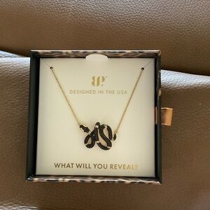 Gold Snake Pendant Necklace - Bomb Party